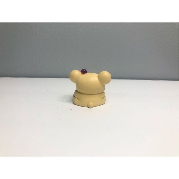 barbie teddy bear pale yellow with purple bow 1 In Cake Topper Replacement - Picture 2 of 4